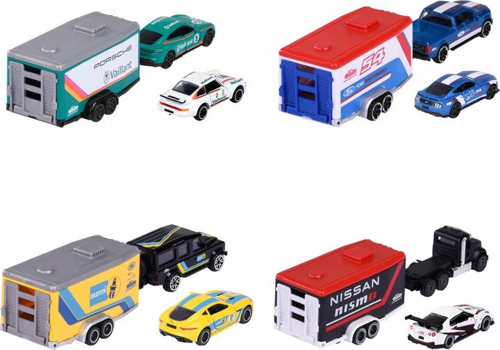 Image du produit Majorette Car Trailer Assortment, 4-sort.