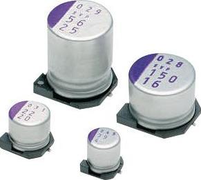Actual product image Panasonic Polymer capacitor 10V, 4.7uF