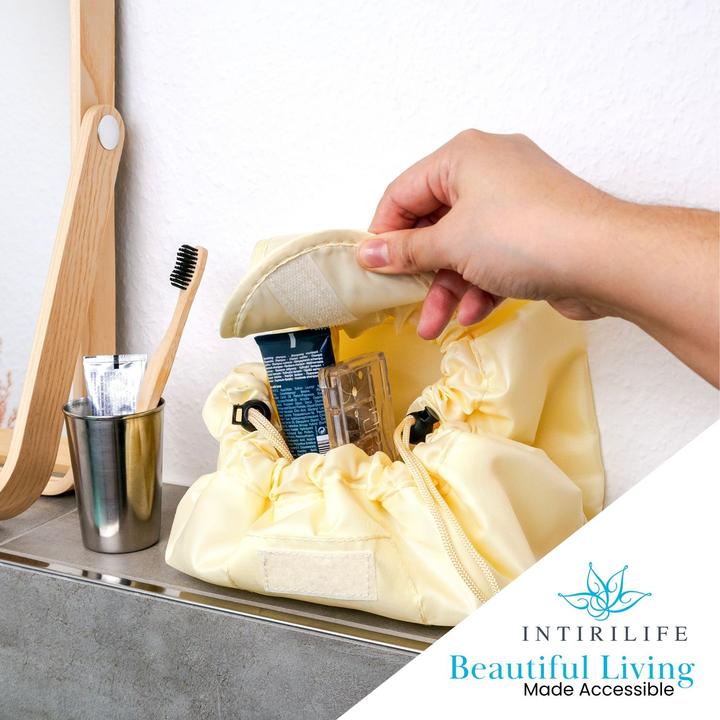 Productafbeelding Intirilife Cosmeticatasje in CASHEW BEIGE