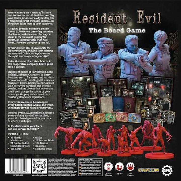 Immagine prodotto Steamforged Games Resident Evil: il gioco da tavolo