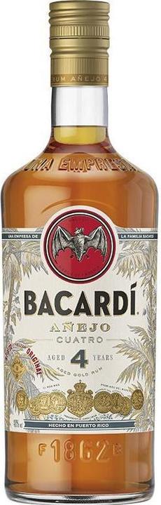Immagine prodotto Bacardi Añejo 4 (1 x 70 cl)