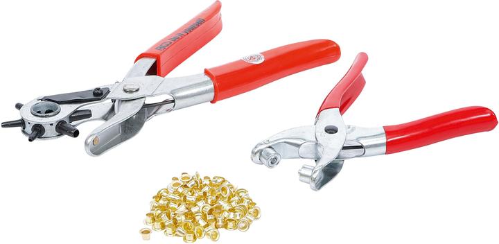 Actual product image BGS Revolving Punch Pliers and Eyelet Pliers Set | 102 pcs.