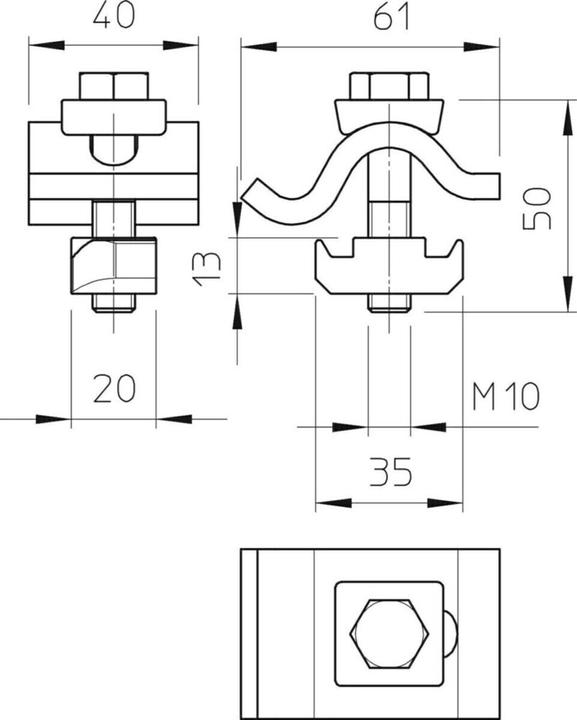 Image du produit OBO Bettermann Griffe de serrage