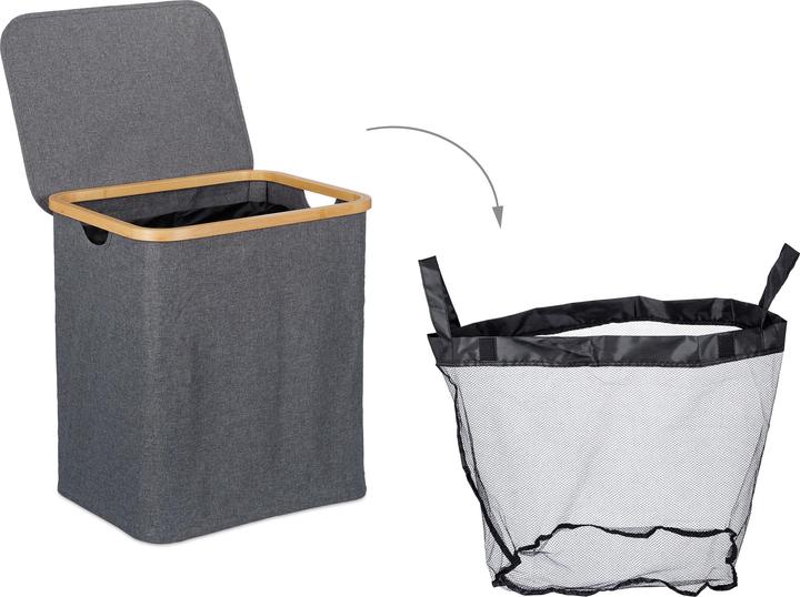 Immagine prodotto Relaxdays Cesto della biancheria (80 l)