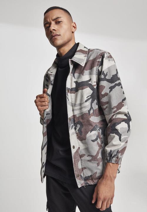 Produktbild Urban Classics Camo Cotton Coach Jacket (L)