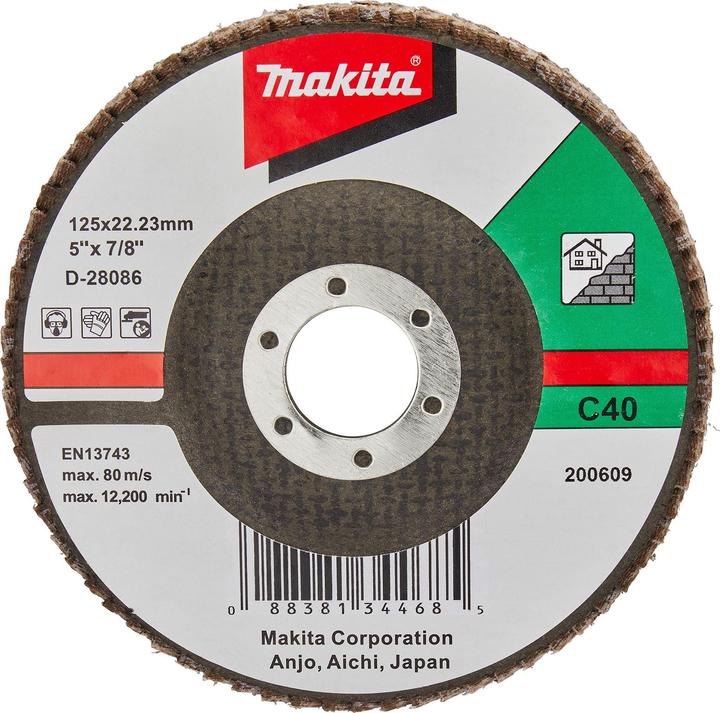 Produktbild Makita Fächerschleifsch. 125mm C40F (40)