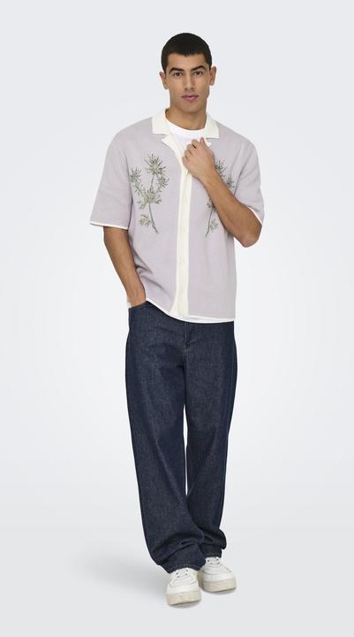 Image du produit Only & Sons ONSRUN Gestricktes Polo-Hemd Strickpullover (L)