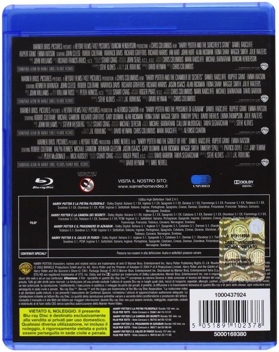 Actual product image Harry Potter (Blu-ray, 2013, Multilingual)