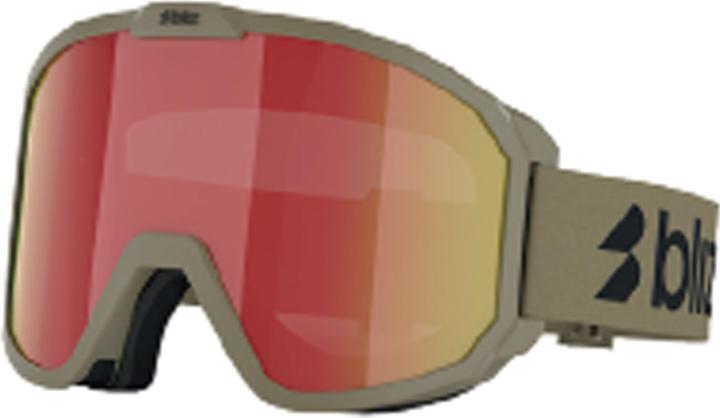 Brown w Red Multi, Matte camo green