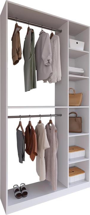 Produktbild VCM Holz begehbarer Kleiderschrank PalosaXL (110 x 35 x 211 cm)