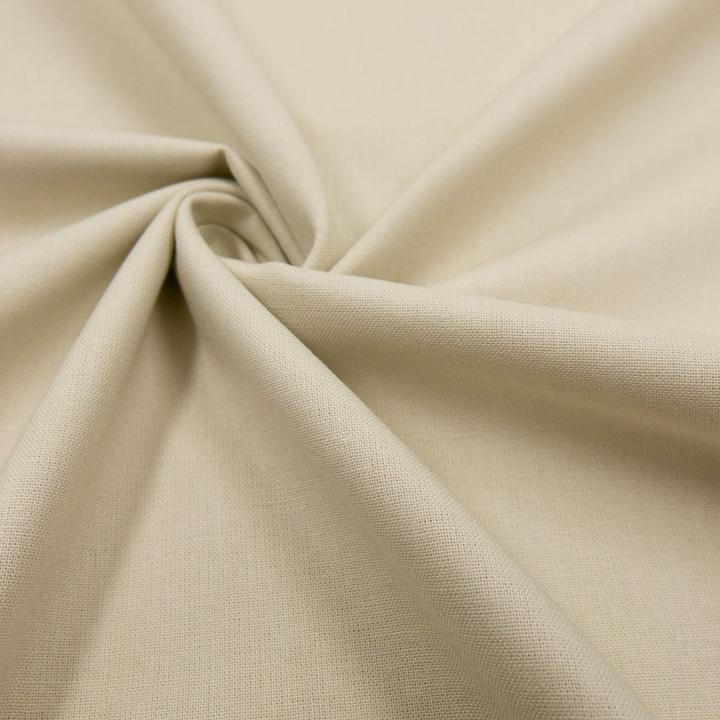 Stoffrestposten Coton - Beige - quantité minimale de vente : 1 mètre