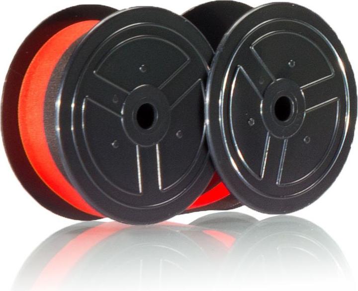 Actual product image KMP Farbband compatible with Canon,Olympia (1.30 cm, Black, Red)