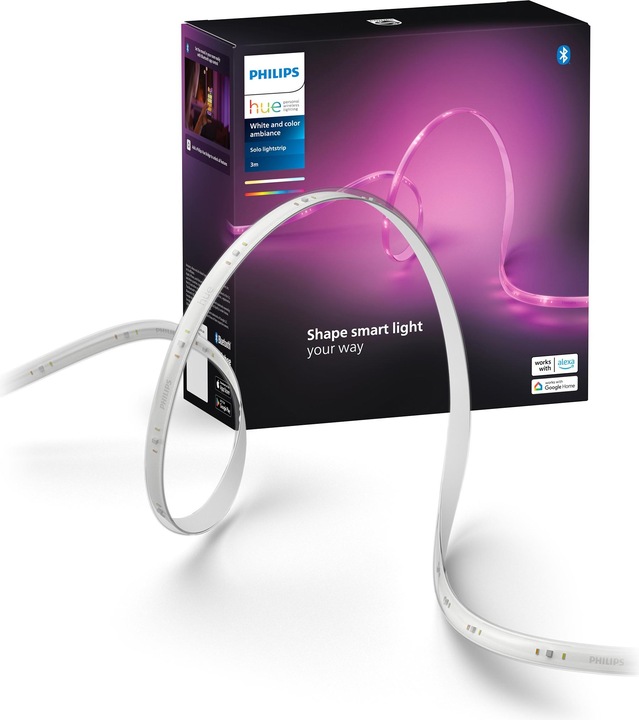 Actual product image Philips Hue Lightstrip Solo (RGBW, 300 cm, Indoor)