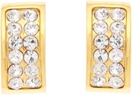 Oliver Weber Collection Oliver Weber - Delicate gold-plated earrings with crystals Ember Lumiere 23228G