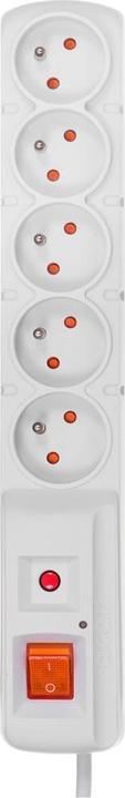 Produktbild HSK Acar F5 Verlängerungskabel 5 AC-Ausgänge Indoor/Outdoor (5 x, CEE 7/5, 5 m)