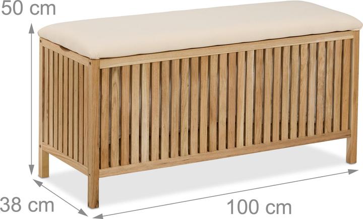 Produktbild Relaxdays Wäschetruhe (100 l)