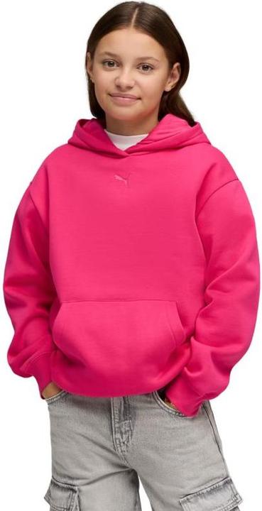 Image du produit Puma Sweat à capuche décontracté avec logo de chat centré pour enfants (152)
