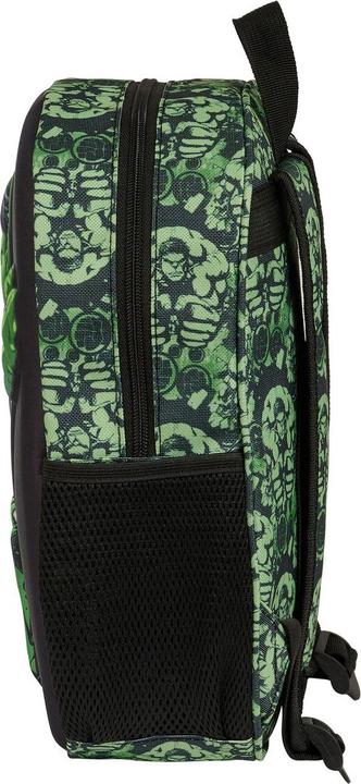 Produktbild Hulk Kinderrucksack 3D Schwarz grün 27 x 33 x 10 cm