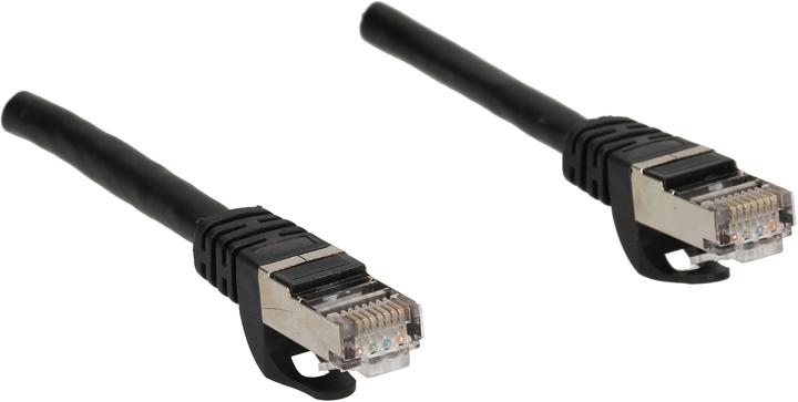 Actual product image Schwaiger CKB6010 053 Network cable 1 m Cat6 SF/UTP (S-FTP) Black (SF/UTP, CAT6, 1 m)