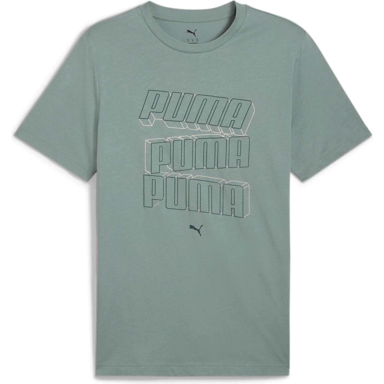 Puma, Herren, Sportshirt, Ess Logo Lab Hog Tee (S), Grün, S