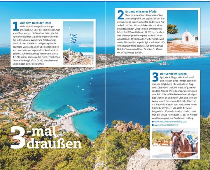 Image du produit Adac Reiseführer Kos (Allemand, Elisabeth Jastram, Thomas Jastram, 2024)