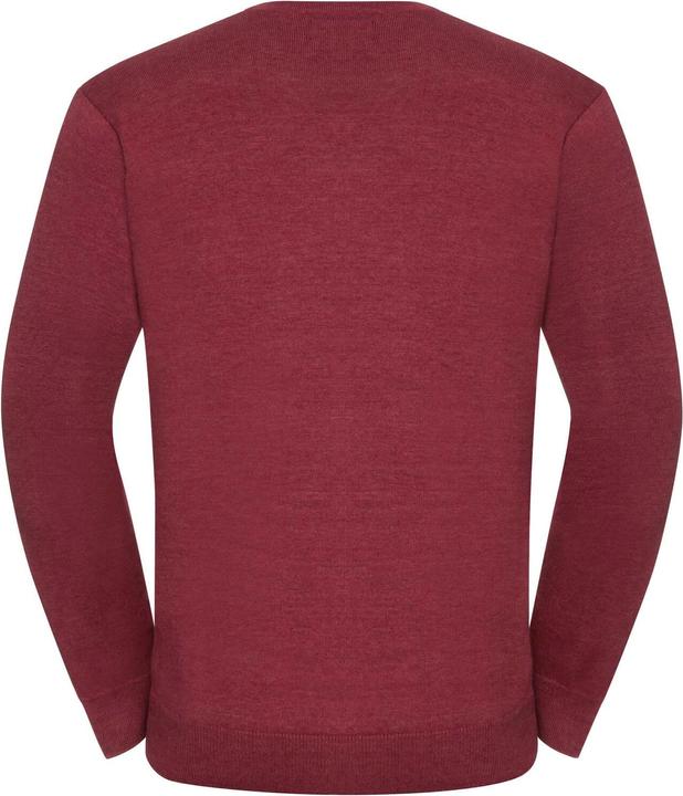 Actual product image Russell Collection knitted jumper with V-neck (XS)