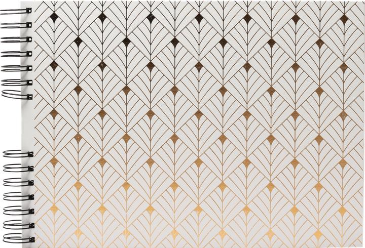 Image du produit Exacompta Album photo à spirales 50 pages noires Néo Déco - Blanc (10 x 15 cm)