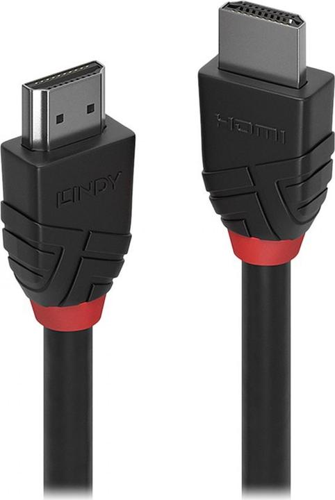 Lindy 7.5m Standard HDMI Kabel, Black Line HDMI Stecker an Stecker (7.50 m, HDMI, 2.0)