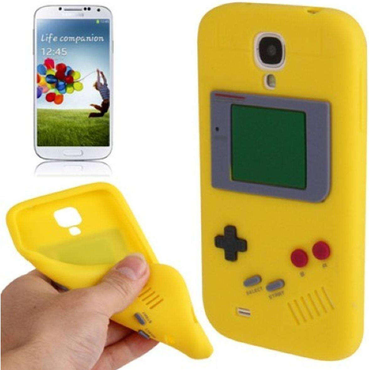 König Design Silikon Hülle Gameboy für Handy Samsung Galaxy S4 GT I9500 / GT I9505 / LTE+ GT I9506 / Value Editio (Samsu...