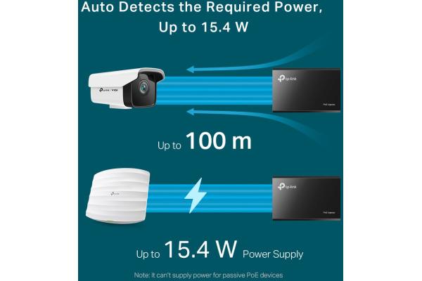 Actual product image TP-Link Tl-Poe150s (802.3af (PoE), 15.40 W)