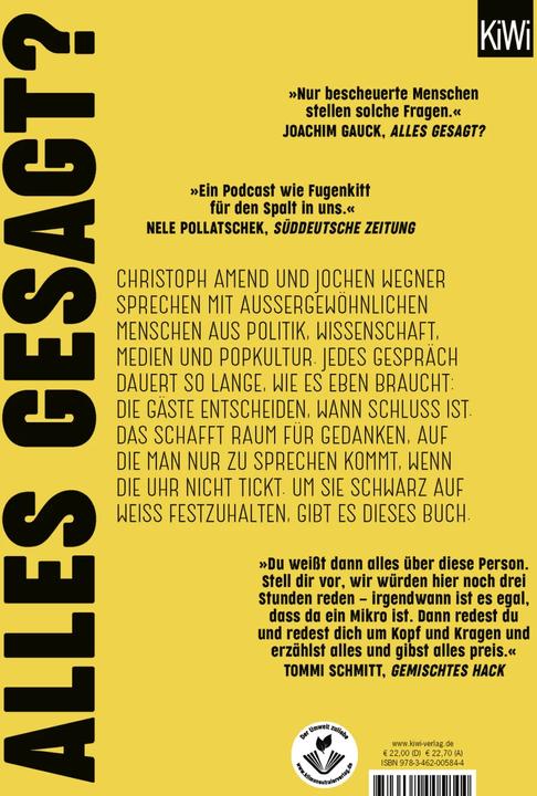 Produktbild Alles gesagt? (Deutsch, Anna Meinecke, Christoph Amend, Jochen Wegner, 2023)