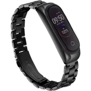 Thumbnail - Strap-it Armband (Stahl, Mi Band 6), Uhrenarmband, Schwarz