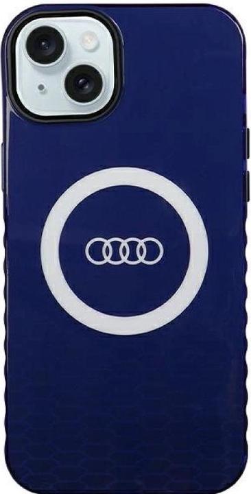 Immagine prodotto Audi IML Big Logo MagSafe Custodia iPhone 15 Plus / 14 Plus 6.7" niebieski/blu navy Custodia rigida (Apple iPhone 15 Plus)