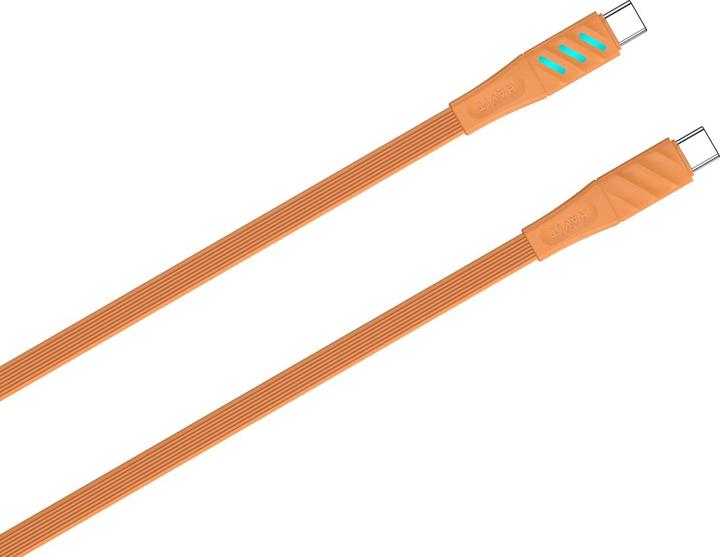 Actual product image Havit Ladekabel Typ C CB6254 orange (1 m, 60 W)