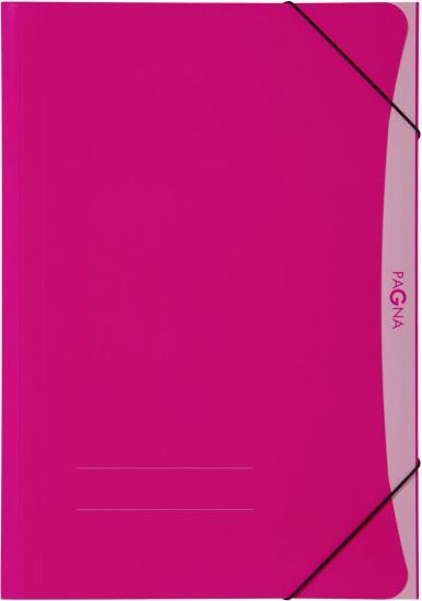 Produktbild Pagna Gummizugmappe A4 PP 3 Einschlagklappen farb sort 10Stk (A4, 10x)