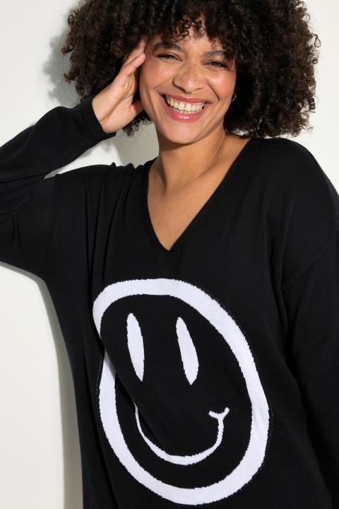 Immagine prodotto Angel of Style Pullover, oversized, Smiley, V-Ausschnitt (54)