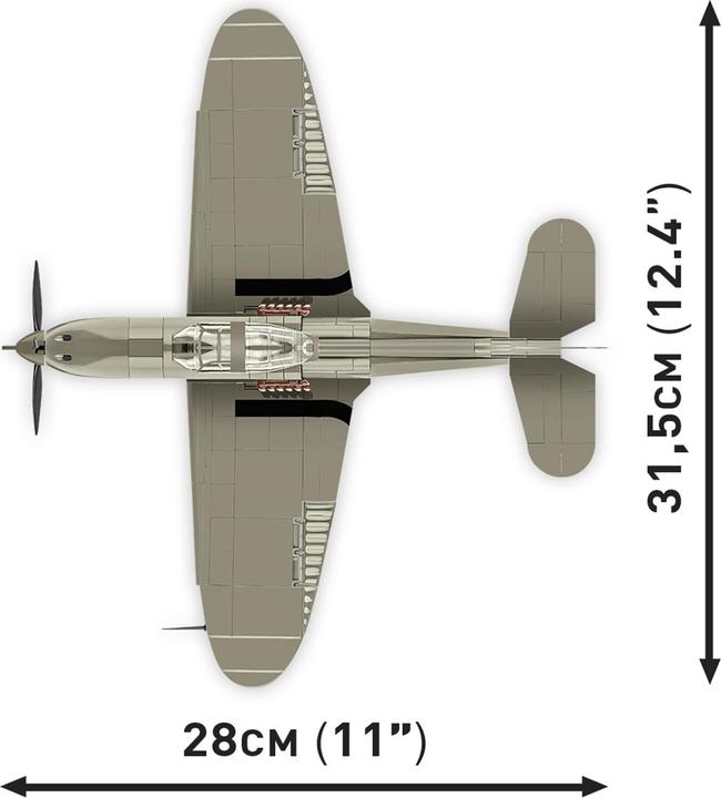 Produktbild Cobi Historical Collection 5746 - Bell P-39D Airacobra SOVI, WWII, 361 Bauteile