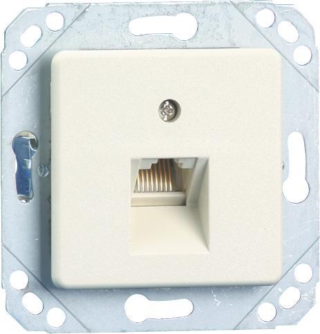 Actual product image Metz Connect Junction box IAE Design 2x8(4) UPK Cat3 w. Screw terminal rw 130040112-I