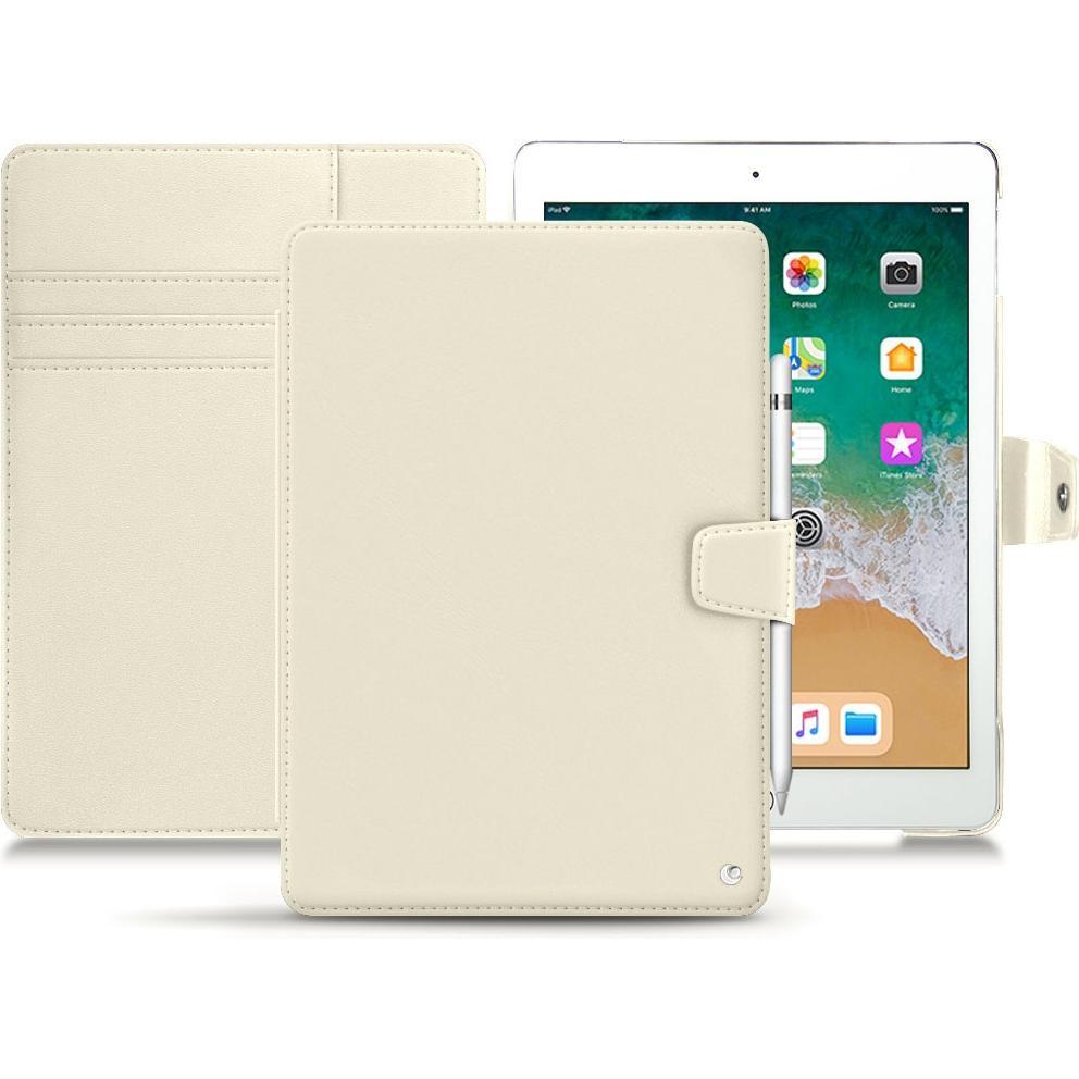 Noreve Lederschutzhülle Wallet (iPad 9.7), Tablet Hülle, Weiss