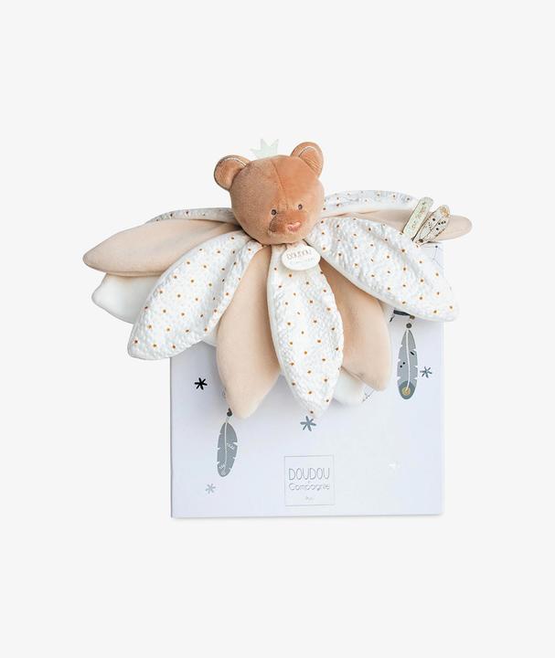 Produktbild Doudou et Compagnie Schmusetuch Bär Blüte