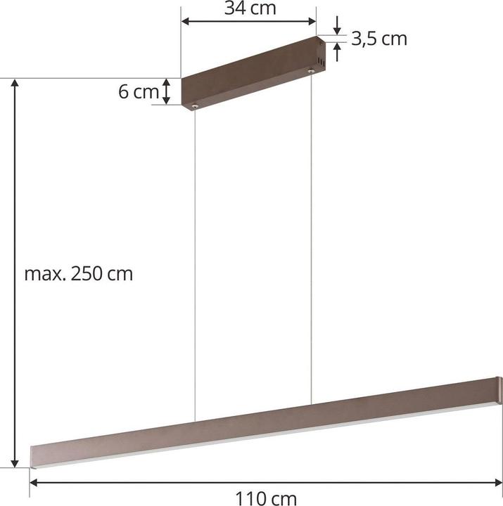 Actual product image Lucande Mylosh (6100 lm)