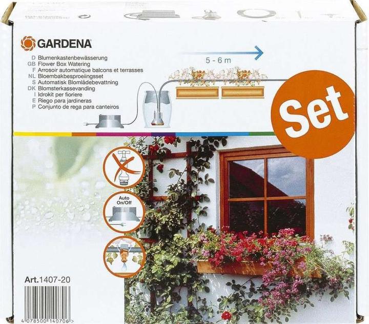 Produktbild Gardena city gardening Balkon Bewässerung (Tropfbewässerung Set)