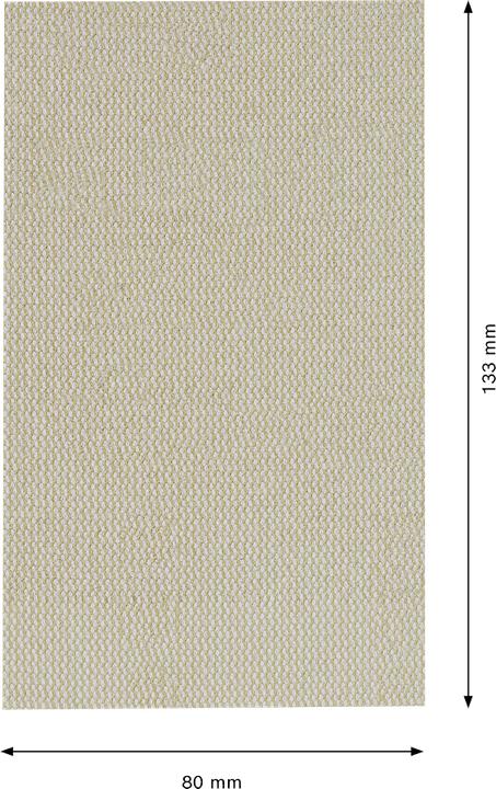 Image du produit Bosch Professional Zubehör EXPERT M480 Filet abrasif, 80 x 133 mm, G 180, 50 pièces (180)