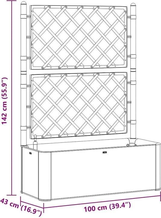 Produktbild vidaXL Hochbeet