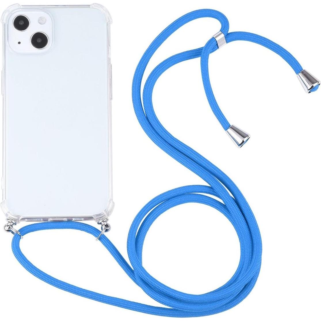 König Design Hülle Handy Schutz für Apple iPhone 13 mini Case Cover Tasche Etuis Bumper Blau, Handykette, Blau