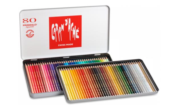 Immagine prodotto Caran d'Ache Prismalo Aquarelle Metallschachtel (Multicolore, 80 x)