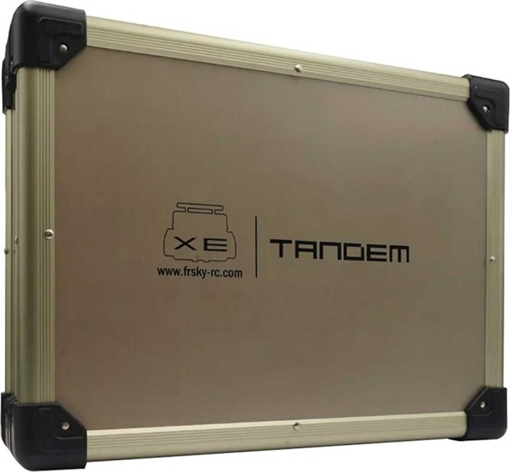 Produktbild FrSky TANDEM XE EU/LBT Senderset 2,4Ghz + 3D Gimbal+Taste Akku, Alu-Koffer