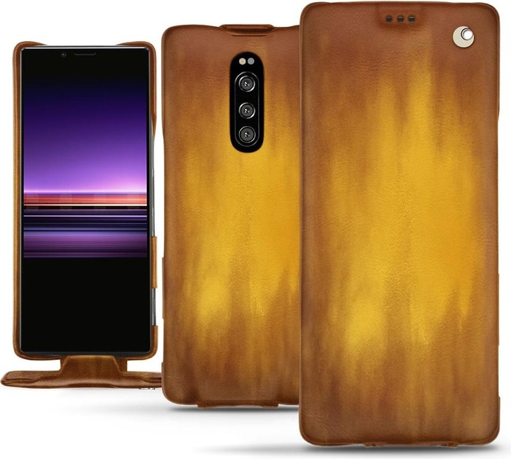 Actual product image Noreve Leather cover vertical (Sony Xperia 1)