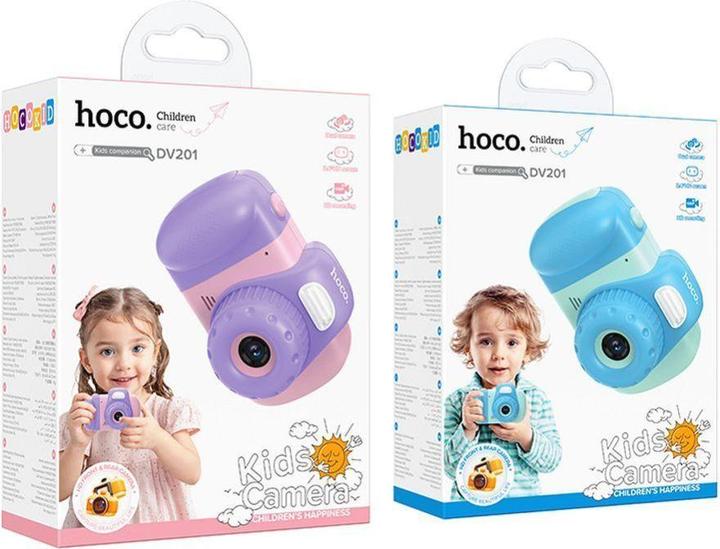 Produktbild Hoco Headphone with microphone digital kids camera DV201 pink