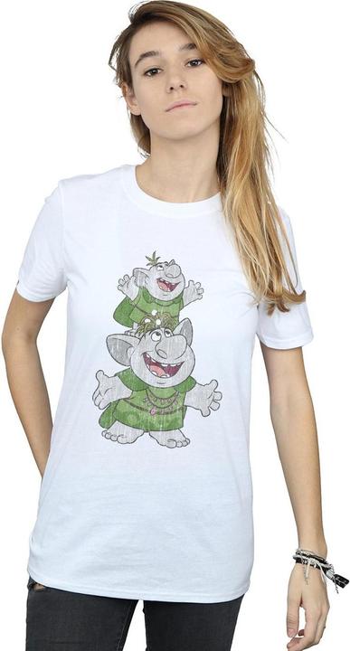 Immagine prodotto Disney Frozen Handstacking Trolls Maglietta Ampia Donna (4XL)